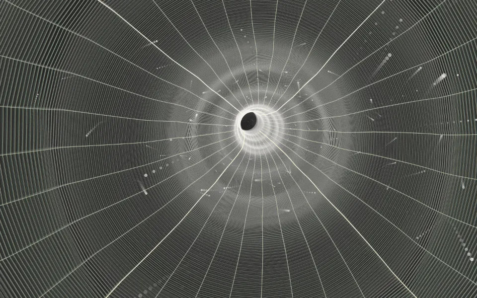 tunnel — some pixels love to travel: a grid rippled by four kinds of waves.